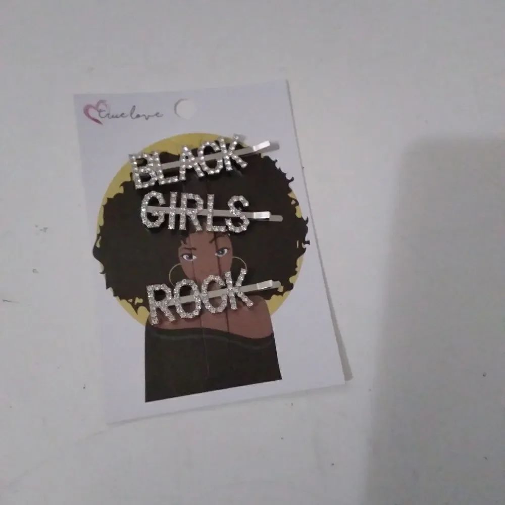 True Love Black Girls Rock Blingy Bobby Pins